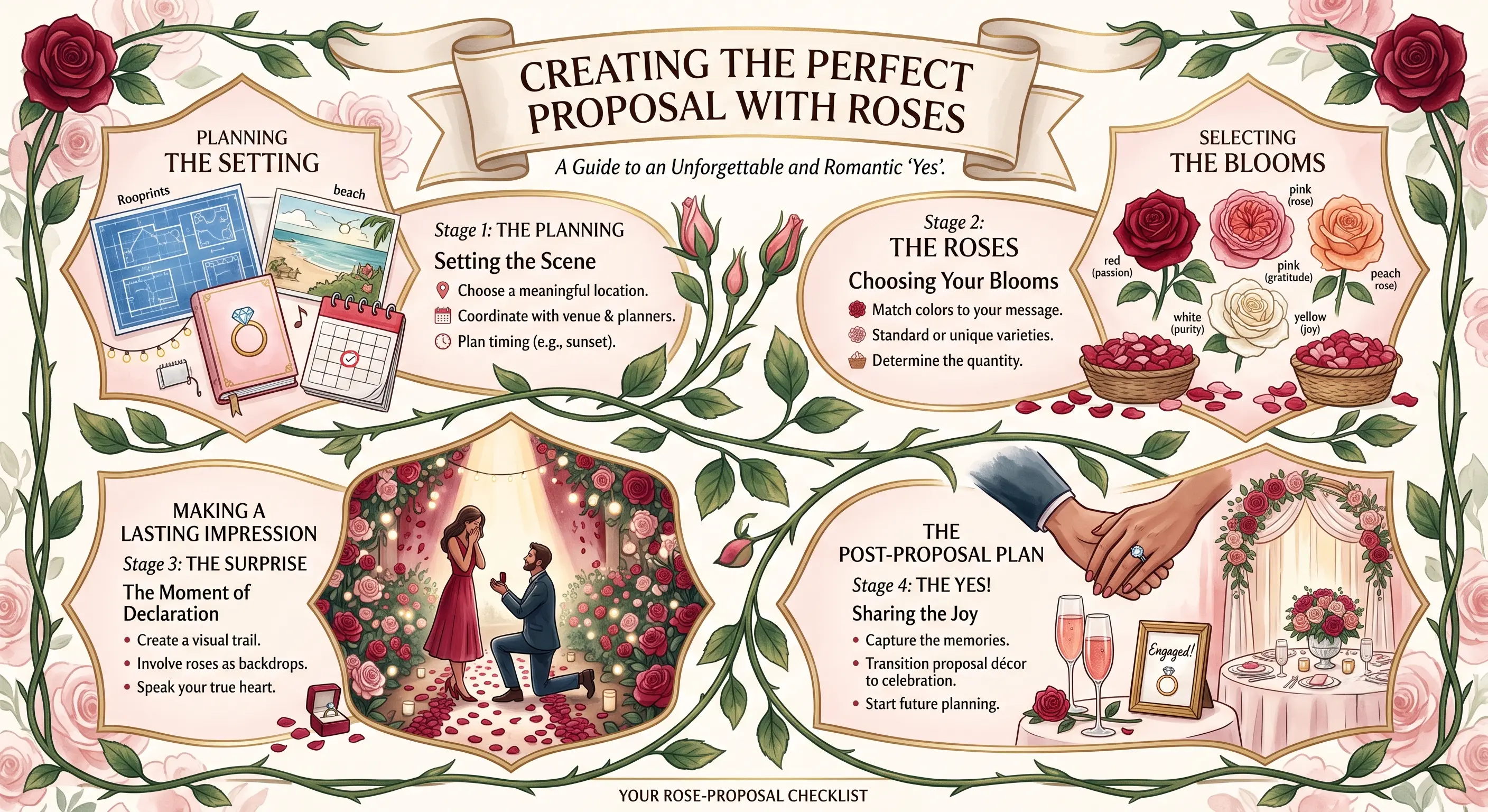 Creating the Perfect Proposal with Roses